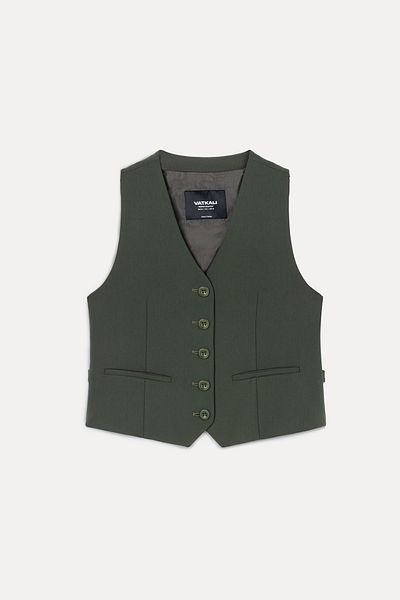 VATKALI V-Neck Short Vest
