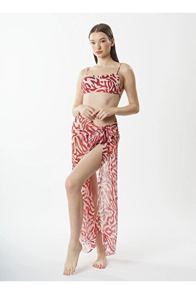 Louren 5831 Модель довга спідниця-парео з шнурівкою