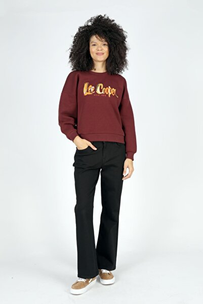 Lee Cooper Дамски дънки с правилна талия и прави крачоли, тъмно сиви 251 LCF ...