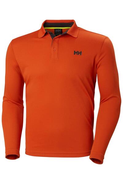 Helly Hansen Skagerrak Quıckdry Rugger Polo Yaka Turuncu Erkek Sweatshirt