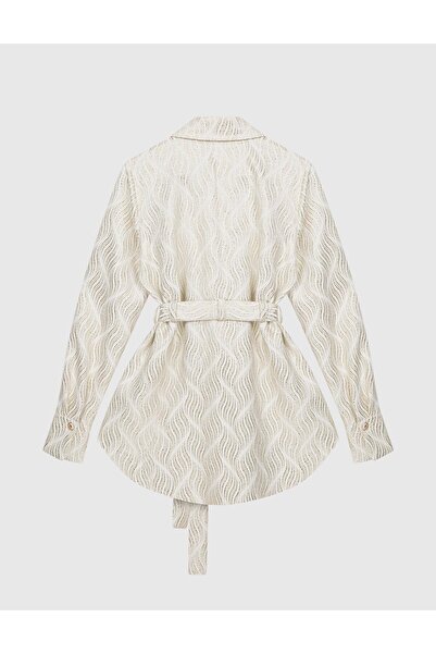 İLVİ Blandy Women's Ecru Shirt