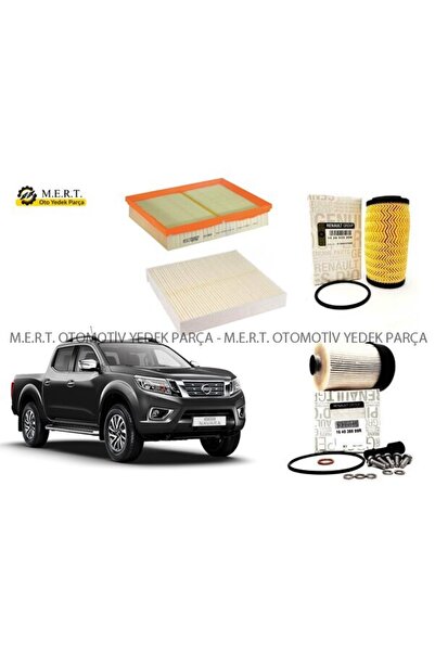 M.E.R.T. OTOMOTİV-YEDEK PARÇA Nissan Navara 2.3 Dci Filtre Bakım Seti Hava+Yağ+Polen+Mazot 4'Lü