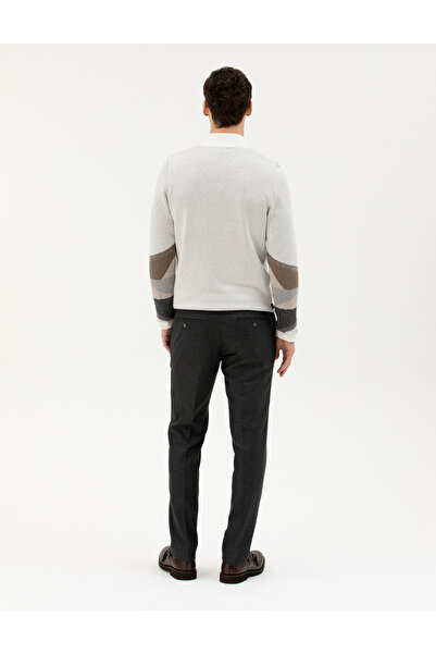 Pierre Cardin Antrasit Slim Fit Kumaş Pantolon 50293433-VR006