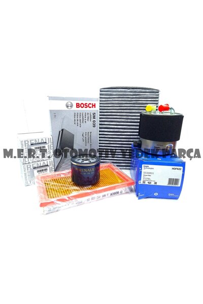 M.E.R.T. OTOMOTİV-YEDEK PARÇA Nissan Qashqai J10 1.5 Dci Filtre Bakım Seti (2011-2013)