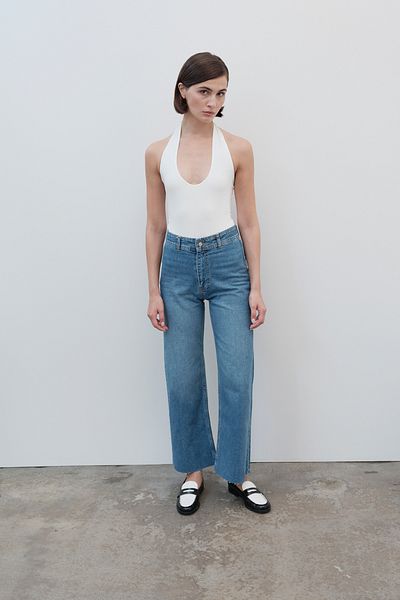 VATKALI Halterneck Thong Bodysuit