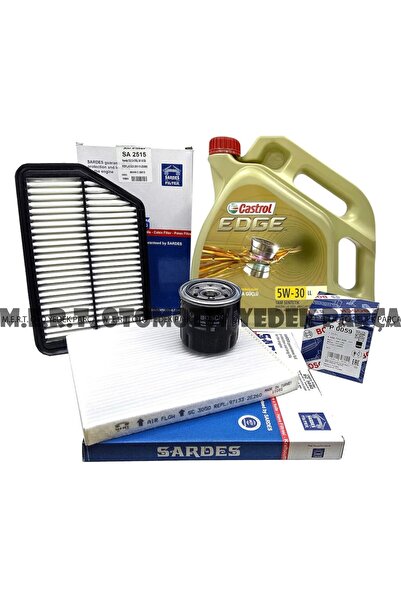 M.E.R.T. OTOMOTİV-YEDEK PARÇA Kia Sportage 1.6 Benzinli Yağ Bakım Filtre Seti (2011-2014) 486235828