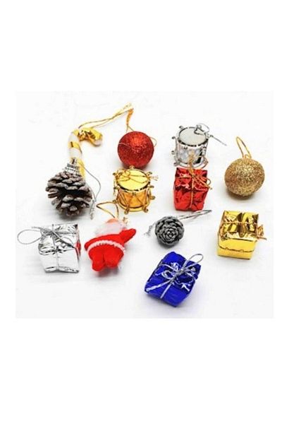 Leva House Set of 12 Mixed Yilbashi Ornament Themed