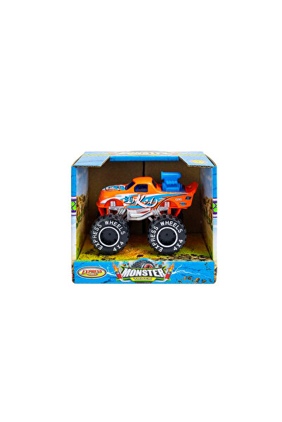 MEGA Express Wheels Monster Truck Araba Turuncu
