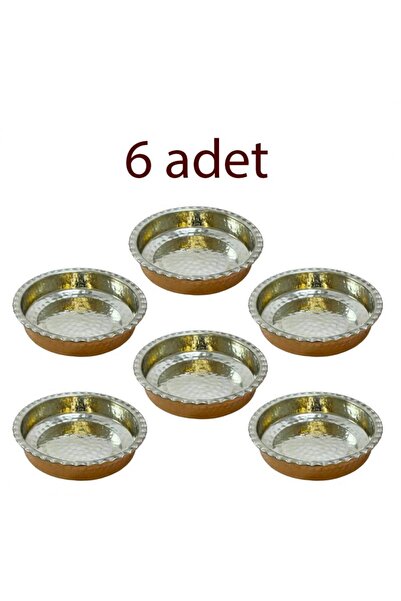 EFEMİR Çirtikli Bakır Kahvaltılık ve Çerezlik 6 Adet