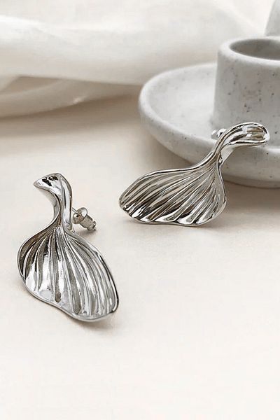 Glaren Asymmetric Design Gold Color Women's Earrings