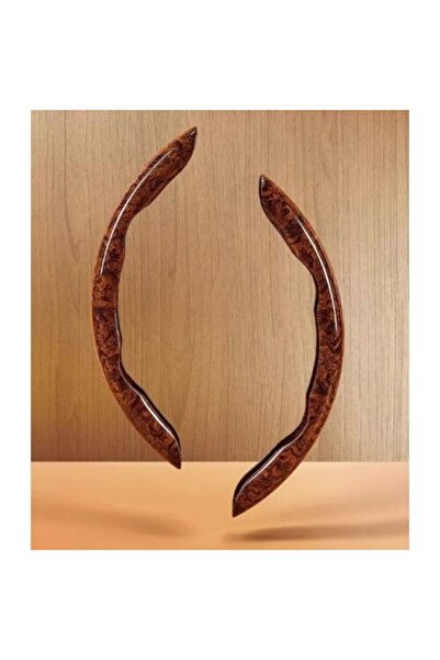 HİFA Ahşap Tasarımlı Direksiyon Simidi Koruma Kılıfı 2 li