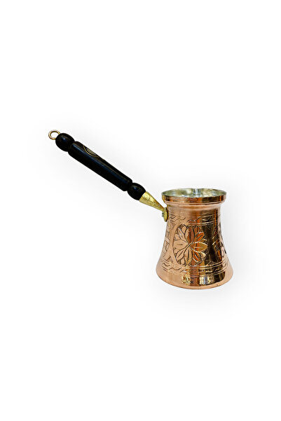 EFEMİR Pasha Embroidered 6-Person Copper Coffee Pot