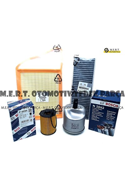 M.E.R.T. OTOMOTİV-YEDEK PARÇA Peugeot 301 1.6 Hdi Filtre Bakım Seti 2012-2018 Euro 5
