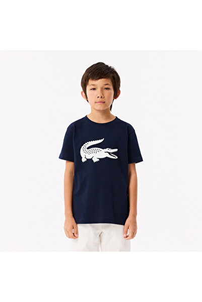 Lacoste Erkek Çocuk Baskılı Lacivert T-Shirt