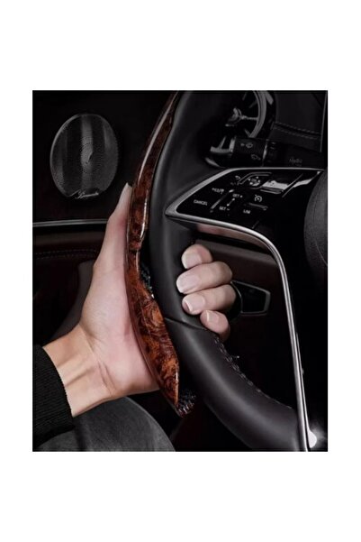 HİFA Ahşap Tasarımlı Direksiyon Simidi Koruma Kılıfı 2 li