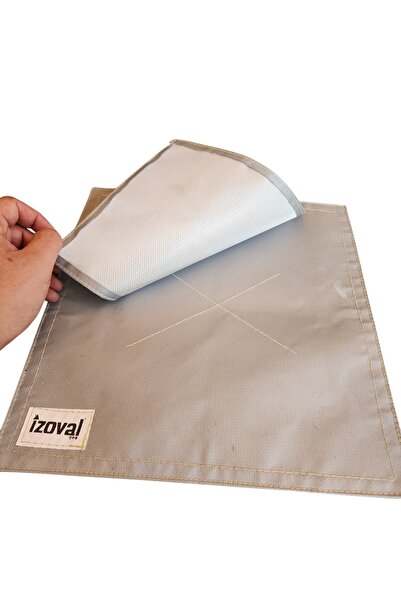 izoval Kamp Çadırı Baca Çıkışı, Cırt Cırtsız Tek Katlı, Uygulamak İçin Bant Veya Zımba Kullanabilirsiniz.