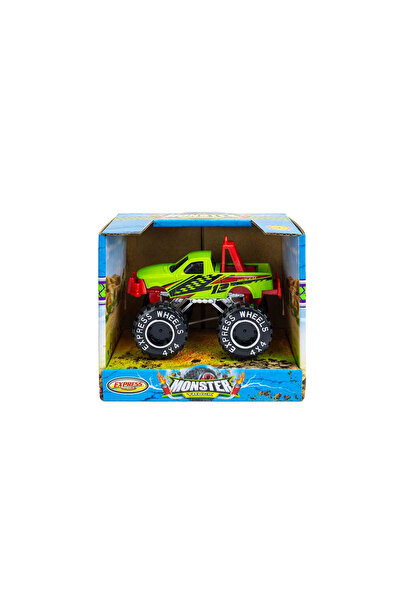 MEGA Express Wheels Monster Truck Araba Yeşil