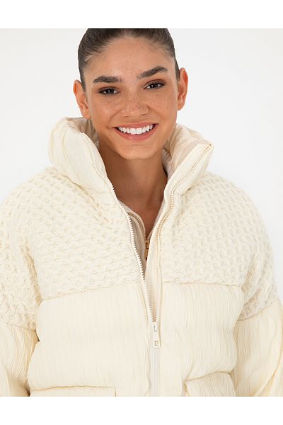 Pierre Cardin Ecru Comfort Fit Coat 50290334 -Vr019