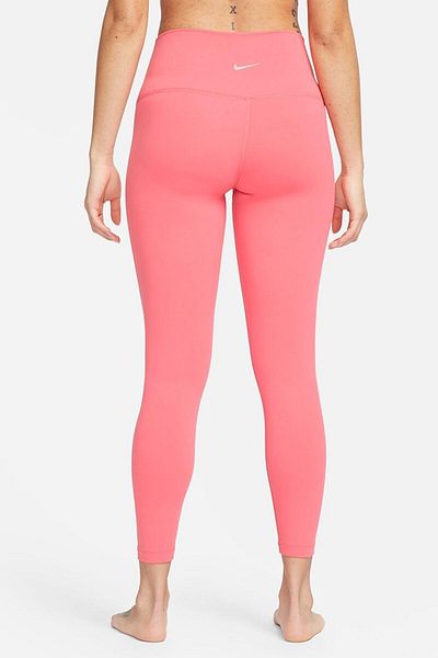 Nike Yoga Dri-Fit High-Rise 7/8 High Waist Tight Women's Leggings Pink