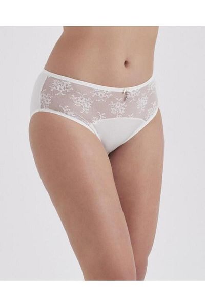 MOONLİGHT Chiloți cu slip cu talie înaltă Moonlight 3130 Ecru