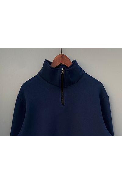 viviza Thick Cut Sweatshirt Made of 3 Thread and Zip