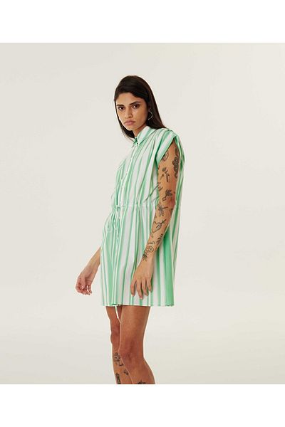 Twist Gestreiftes Hemdkleid-Design