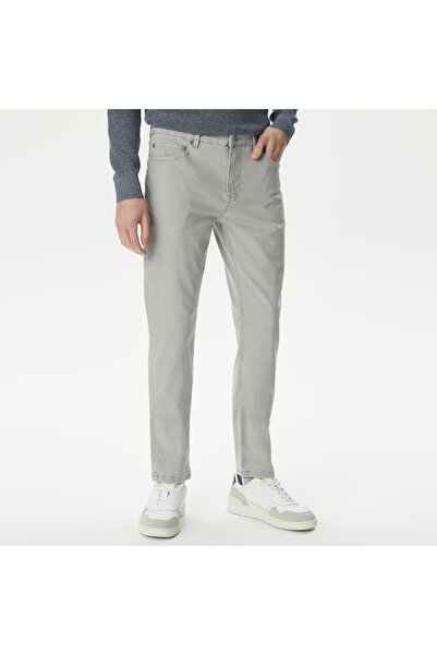 Lacoste Erkek Slim Fit Gri Pantolon