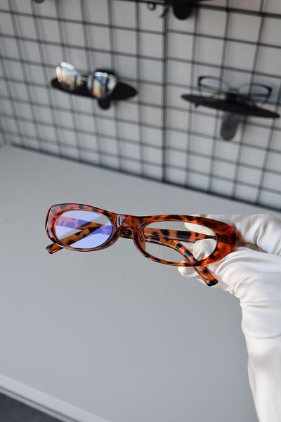 LOOKUP Blue Light Protection Screen Glasses Optical Compatible Can Change Glasses Wiping Cloth and Case Gift