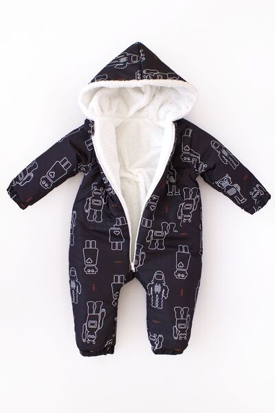 ekozmonot bebek tulumları Astronaut Jumpsuit for Baby and Children - Water and Windproof