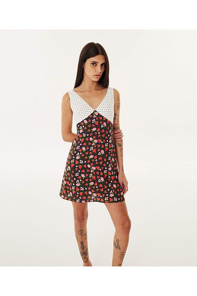 Twist Patterned MX Dress