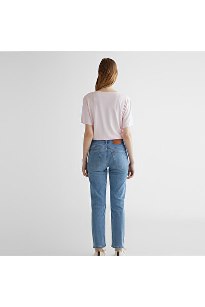 Gant Kadın Mavi Slim Fit Jean Pantolon