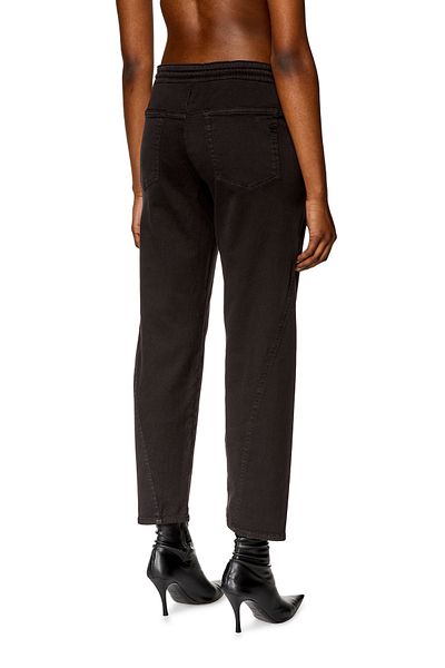 Diesel Blugi negri Boyfriend Fiy pentru femei (D-KRAILEY JOGG)