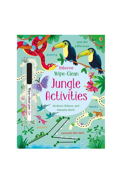 Usborne Wipe Clean Jungle Activities