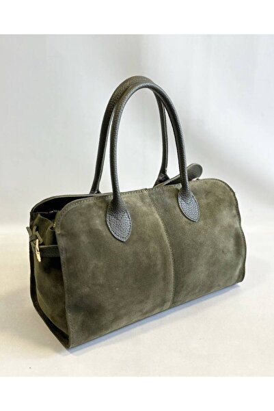 çkn sedat çakan çanta & fular & aksesuar حقيبة كتف نسائية من جلد الغزال الأصلي