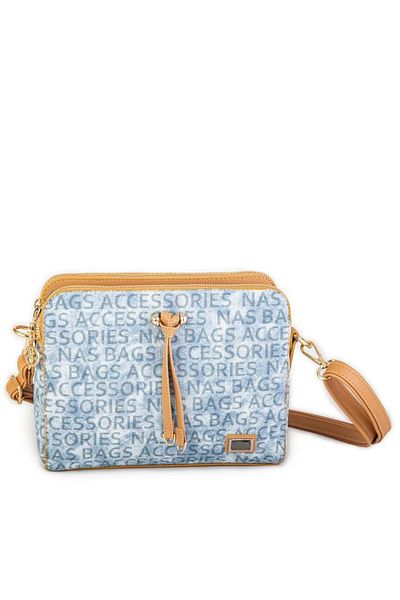 Nas Bag Geantă de damă de culoare denim