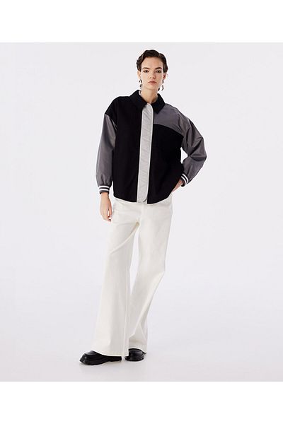 Twist Technical Fabric Mix Jacket