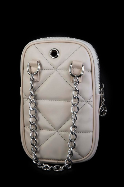 Nas Bag Sand Stone Detailed Women's Crossbody Bag