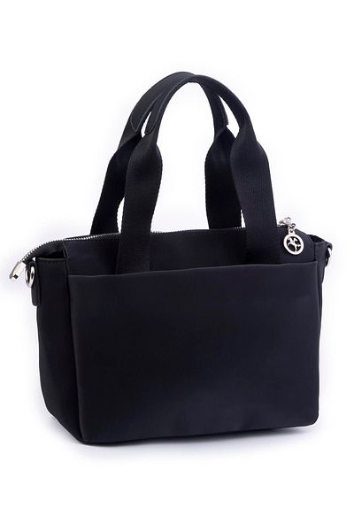 Nas Bag Geantă de damă ușoară din țesătură neagră Buzzy - geantă de umăr și crossbody