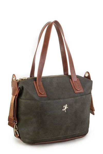 Nas Bag Geanta de umar de dama - verde bronz