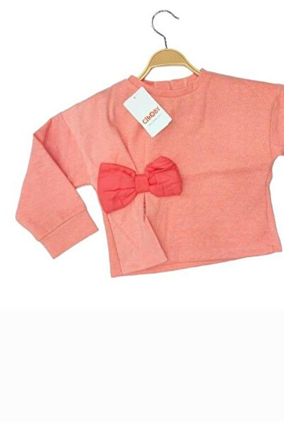 Çikoby Κοριτσίστικη υφαντή μπλούζα με φιόγκο