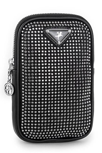 Nas Bag Γυναικεία τσάντα χιαστί - Ασημί Πέτρα