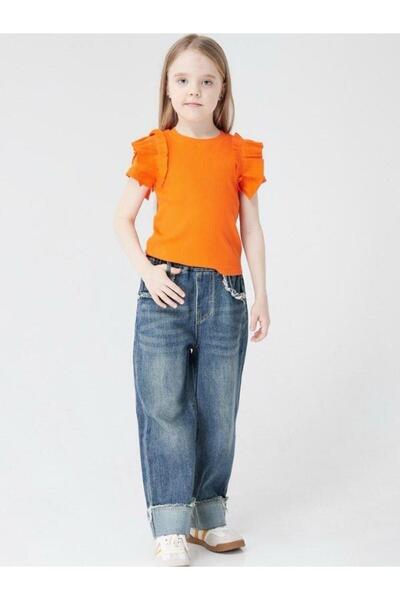 Escabel Girl's Camisole Ruffle Sleeve Blouse