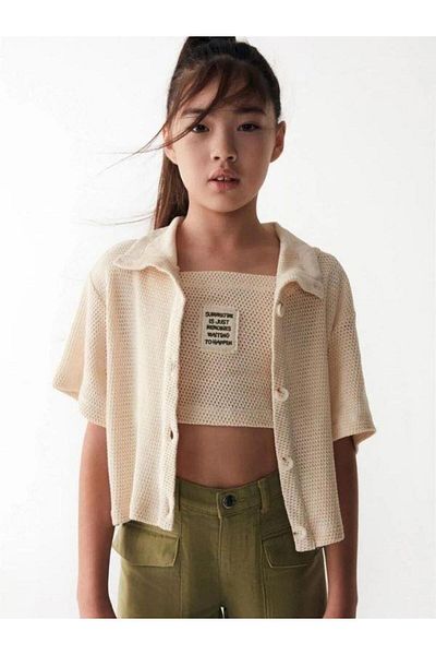 NK Girl - Summer Time Printed Crop Top