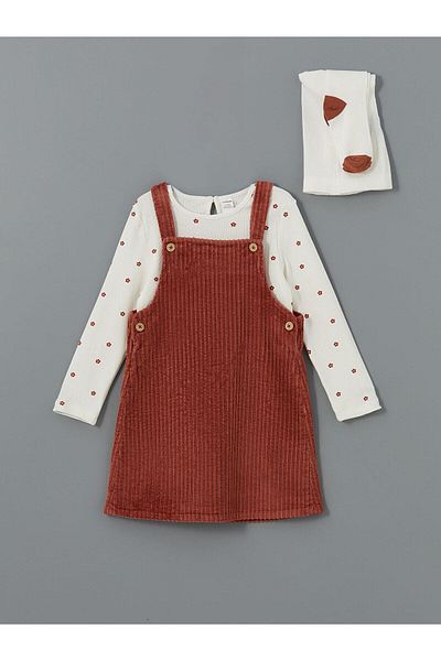 LC Waikiki LCW Kids Baby Girl Σετ 3 τεμαχίων