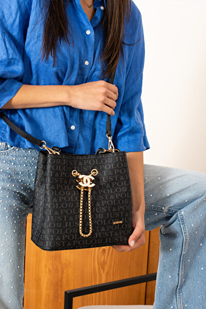 Just Polo Kadın 3 Bölmeli Aksesuarlı Omuz & El Çantası & Shoulder Bag