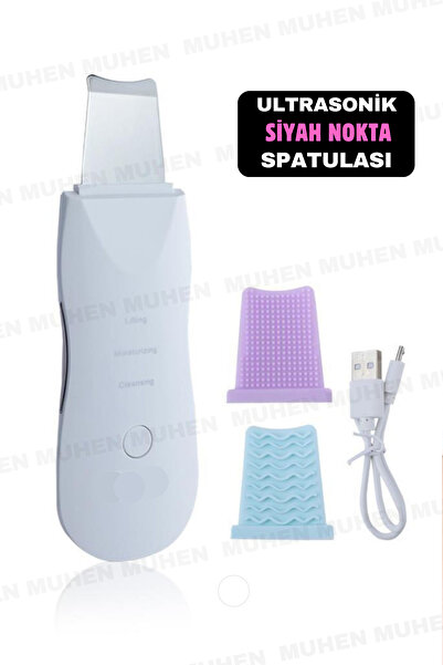 MUHEN Ultrasonik Cilt Temizleyici Siyah Nokta Spatulasi - Peeling, Akne Karşı...