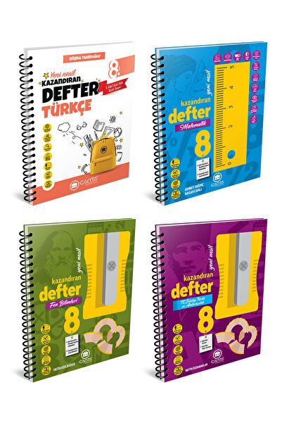 Çanta Yayınları ÇANTA YAYINLARI 8. SINIF KAZANDIRAN DEFTER SETİ
