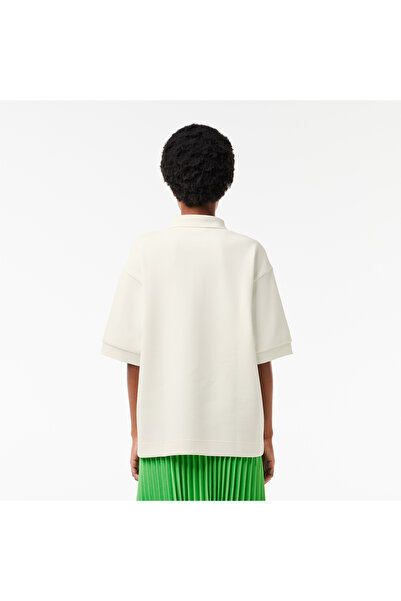 Lacoste oversized Γυναικείο λευκό πόλο