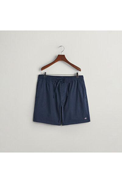 Gant Erkek Lacivert Regular Fit Logolu Şort
