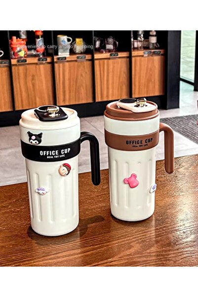 Alışverişhanem 650 Ml Dereceli Isı Göstergeli Mug Paslanmaz Çelik Termos